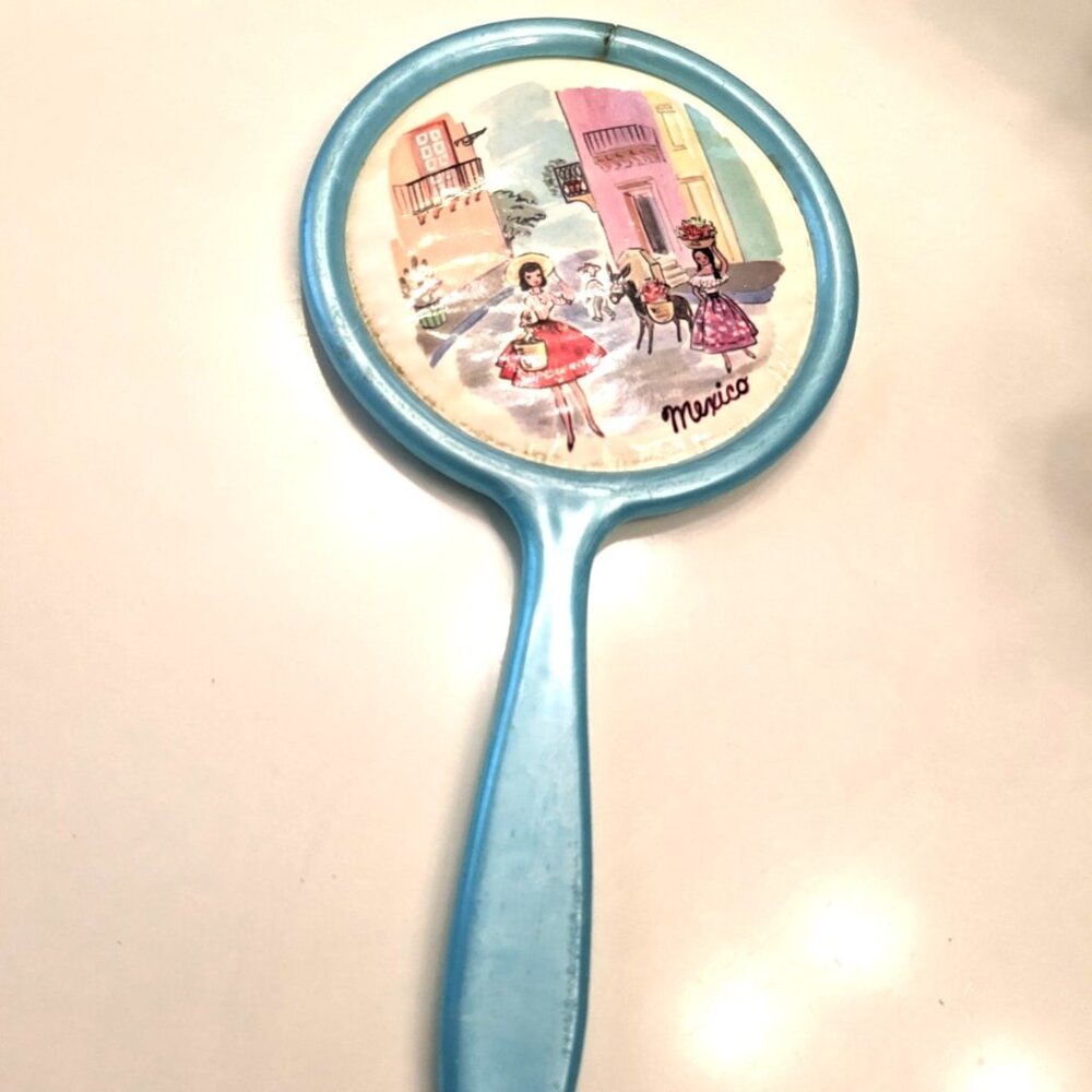 Rare Vintage Mattel 1962 Barbie Hand Mirror